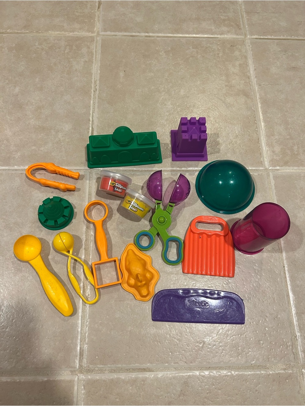 Kinetic Sand and Tools